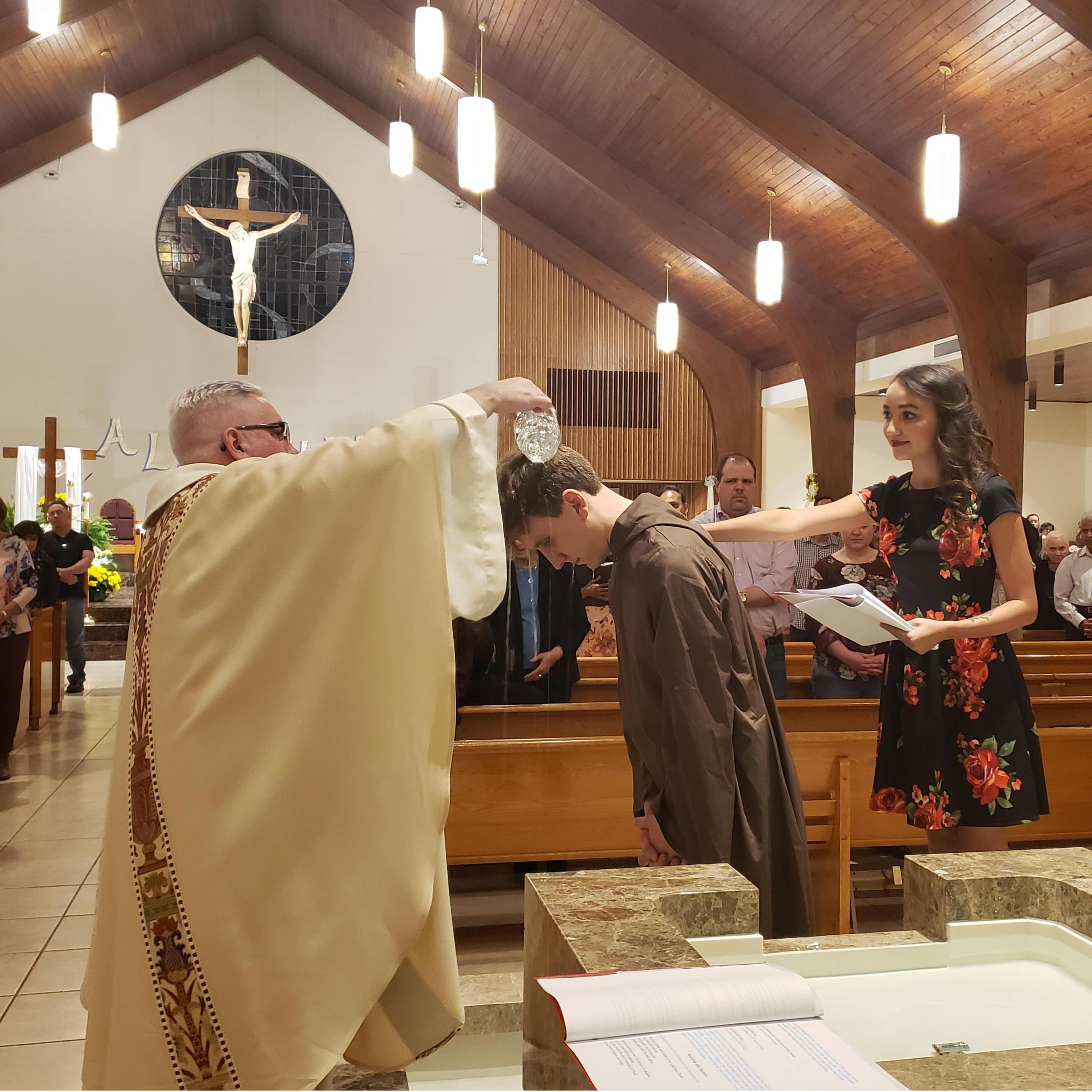 I sponsored Stan in his Baptism and Confirmation into the Catholic faith.