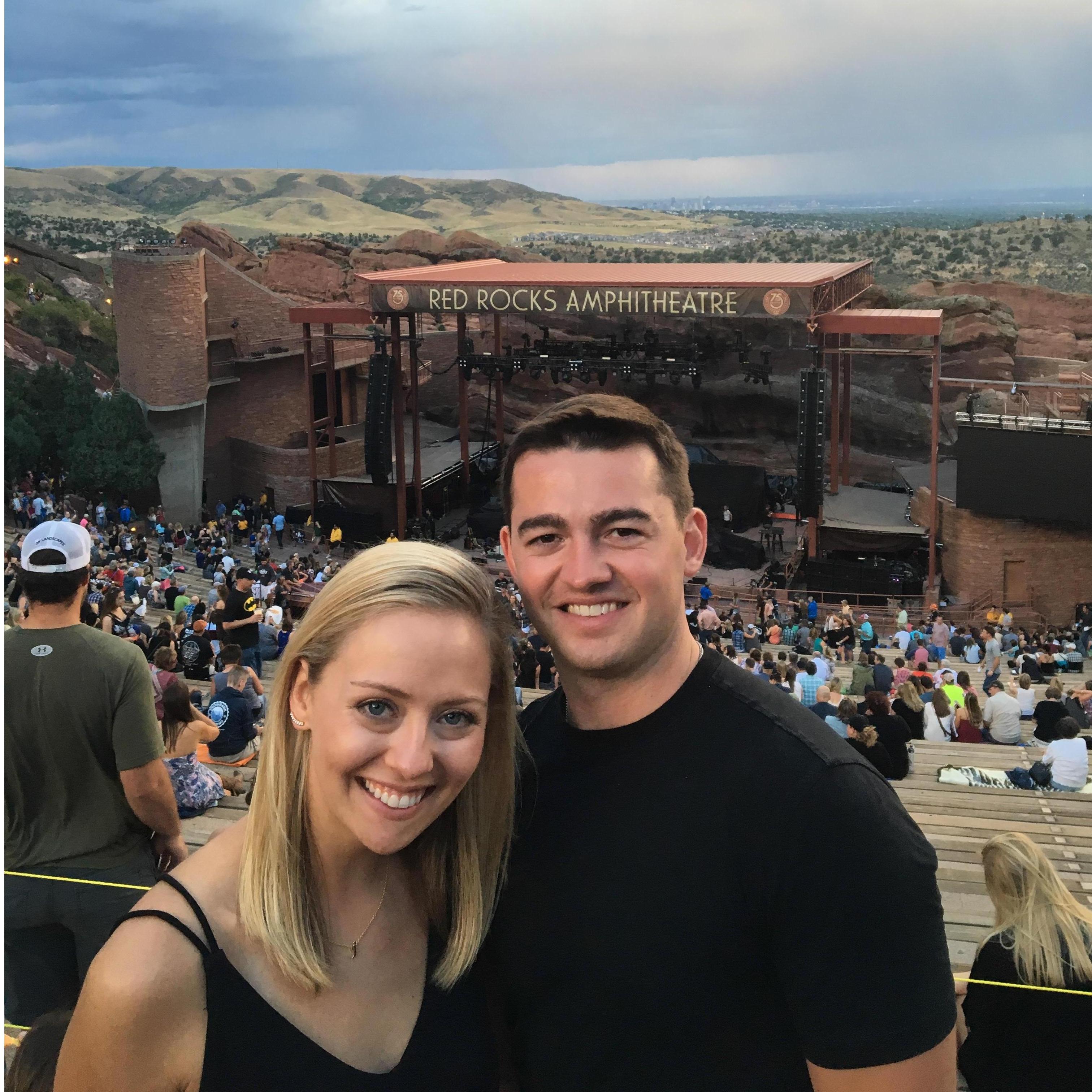 Where it all began... Eric Church concert at Red Rocks