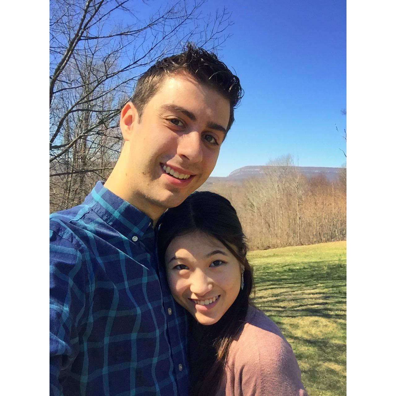 Scenic stop on Easter Sunday