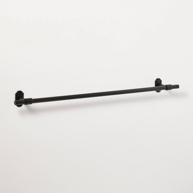 24" Classic Metal Towel Bar Black Finish - Hearth & Hand™ with Magnolia