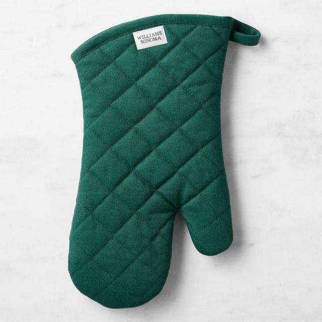 Williams Sonoma Solid Oven Mitt, Dark Green