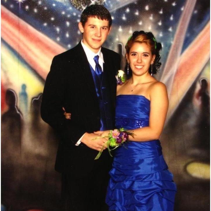 Our first high school dance as a couple.