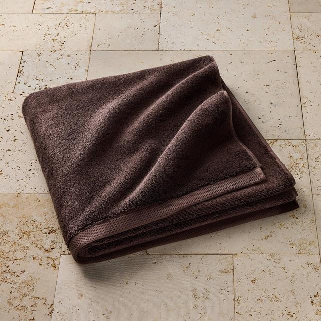 Organic Oversized Bath Towel Brown - Casaluna™