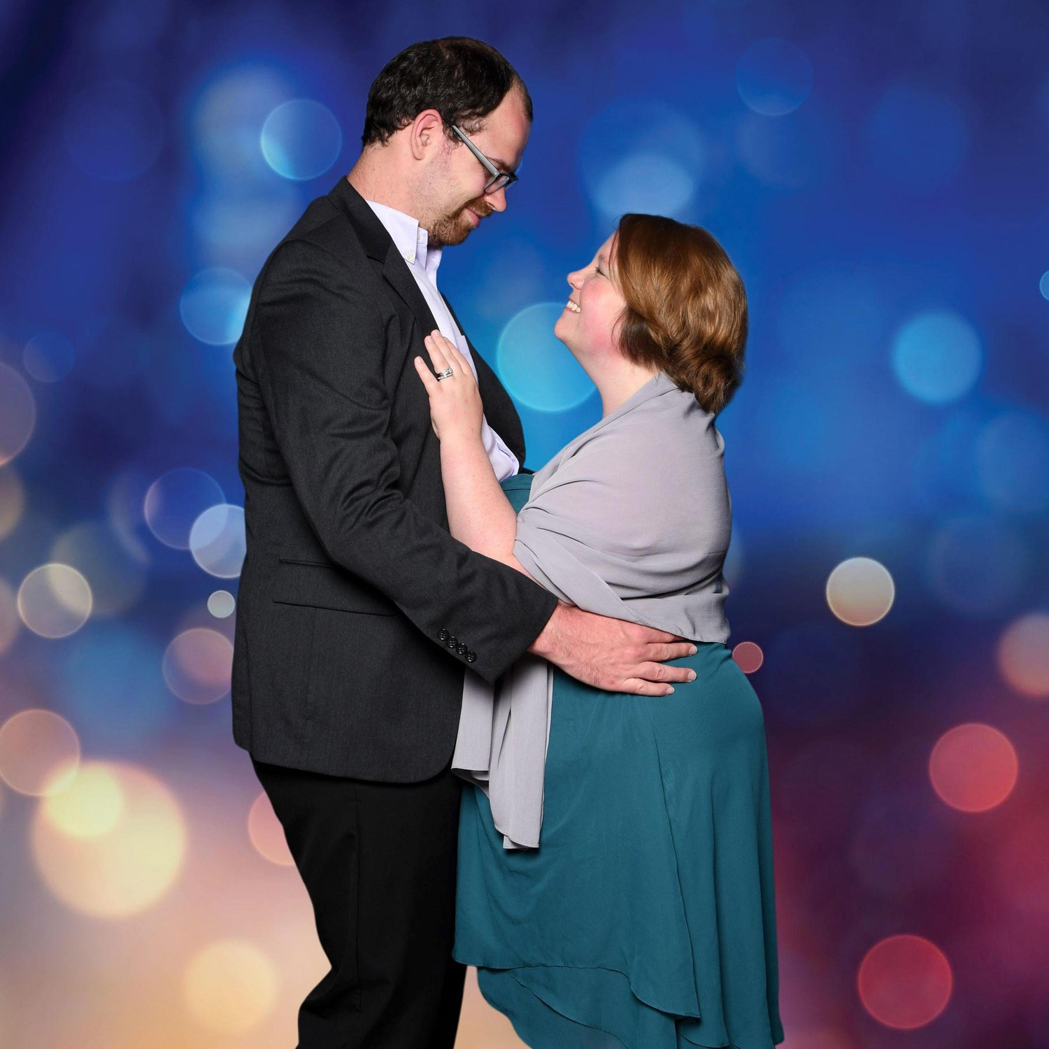 We can dance the night away in each other's arms