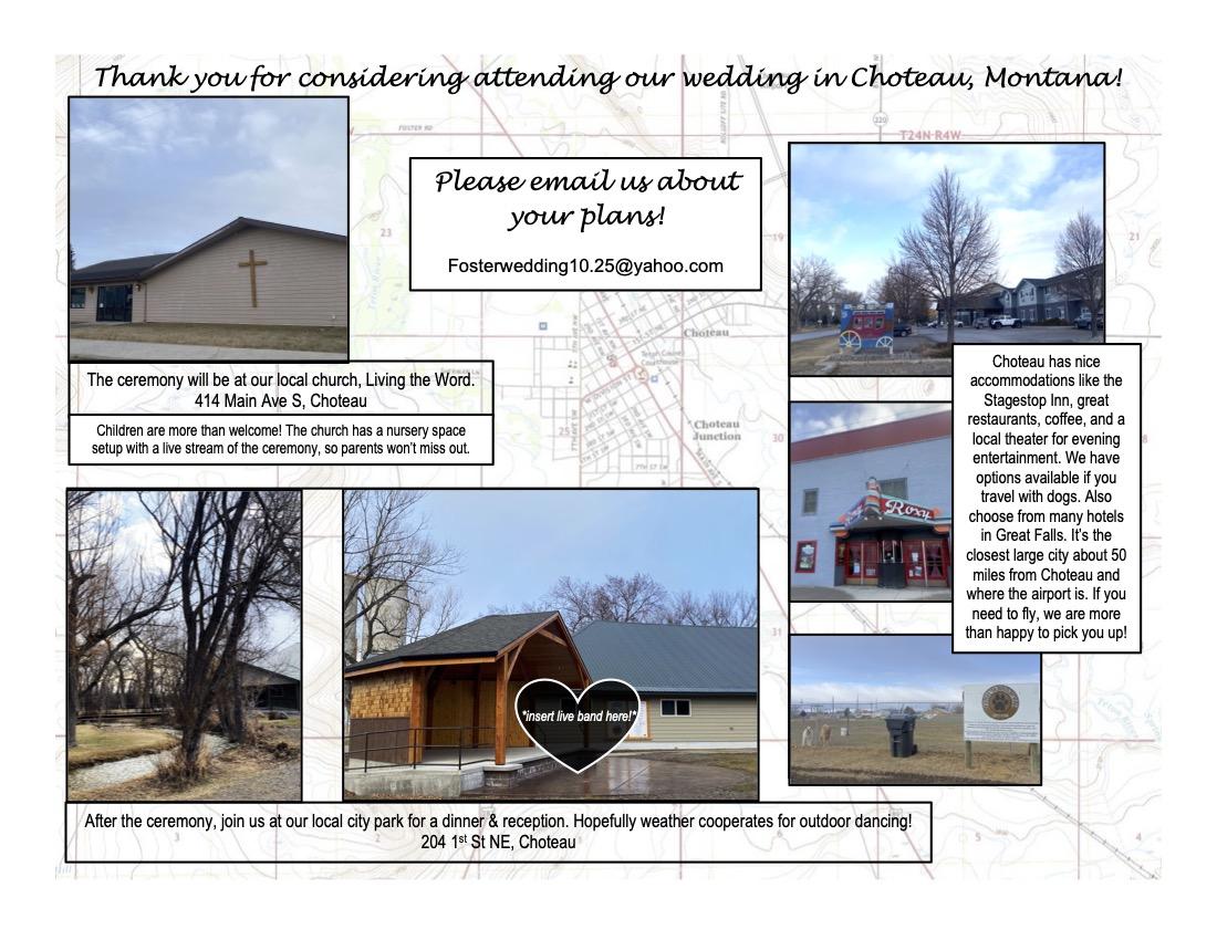The Wedding Website of Chris Foster and Sam Carlsson