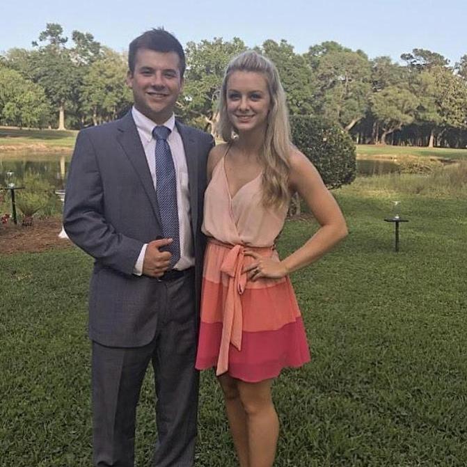 Our first wedding as a couple.