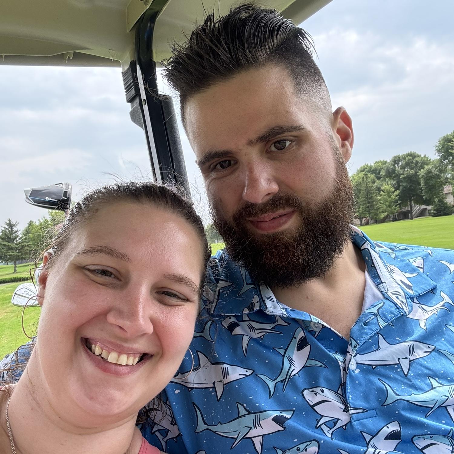 First golfing date