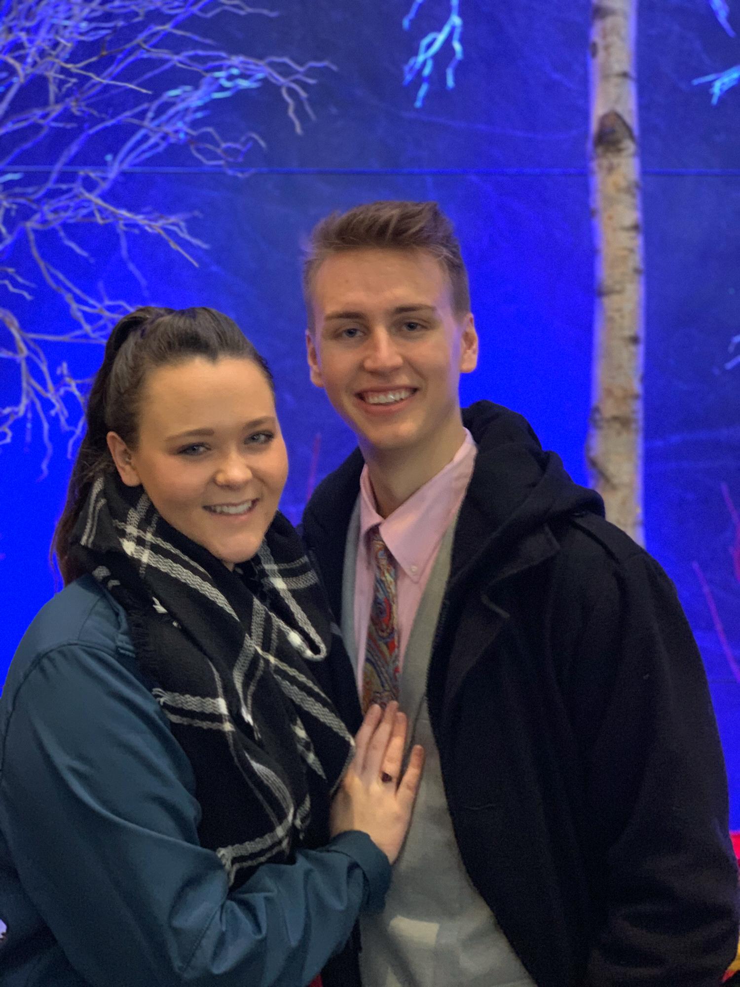 Jordyn and Mitch in Minneapolis, MN celebrating Christmas and even more concerts.