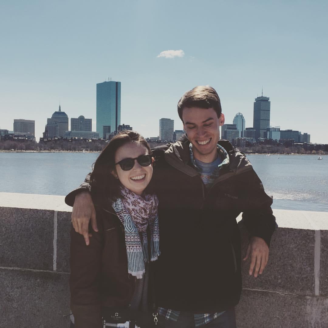 During our first visit to Boston when we decided we both wanted to attend grad school at the Fletcher School at Tufts University
