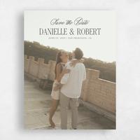 Grey Wedding Save the Date - Encanto Photo