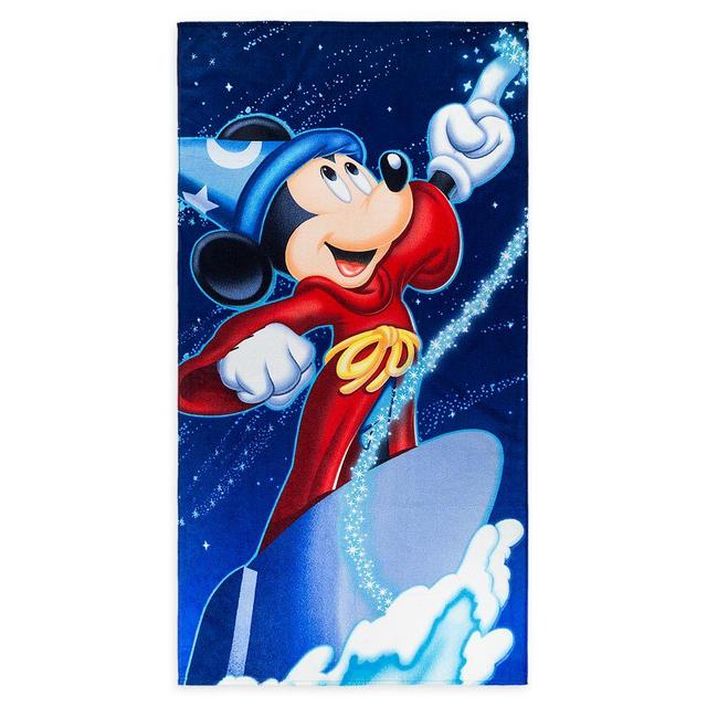 Sorcerer Mickey Mouse Beach Towel