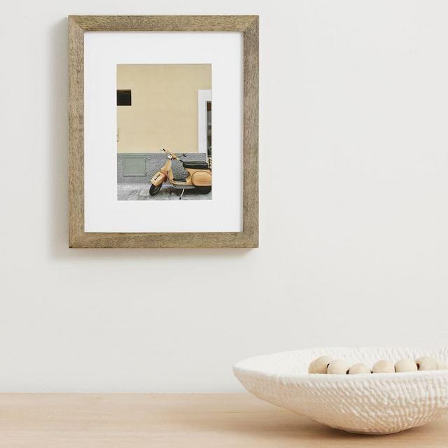 Wood Gallery Frame, 9"x11" Overall (4"x6", 5"x7" Opening) - Grey