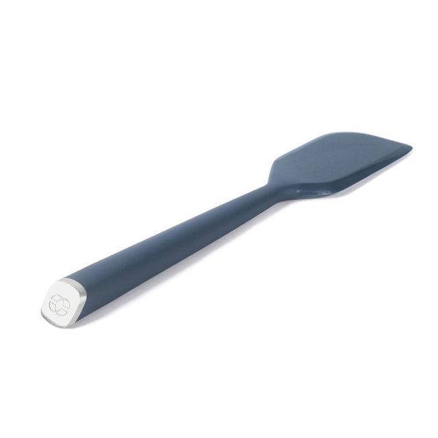 Calphalon Edge Silicone Scraper, Flexible Kitchen Scraper Spatula with Reinforced Core, Heat-Resistant Nonstick-Safe Tool for Baking, Mixing & Cooking, Navy Blue