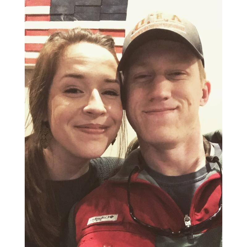 Our first picture together! This was at Southwest Fire Dept. We had many fun times here!