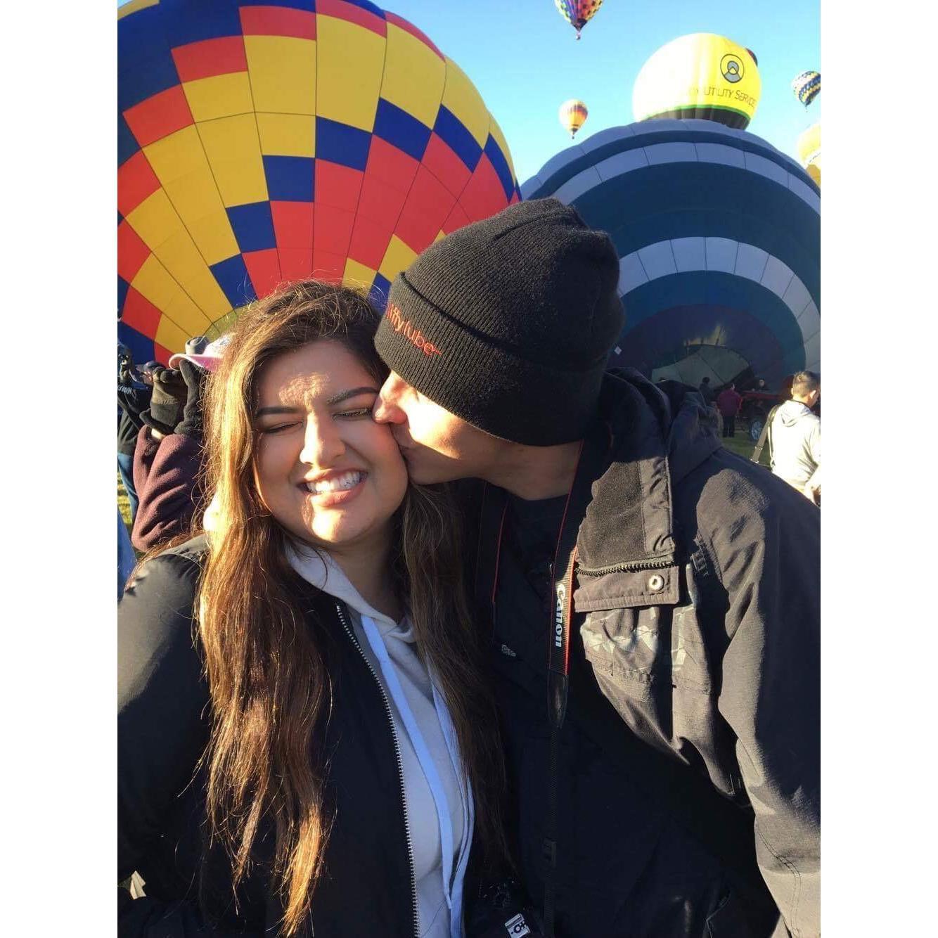 Our first balloon fiesta!