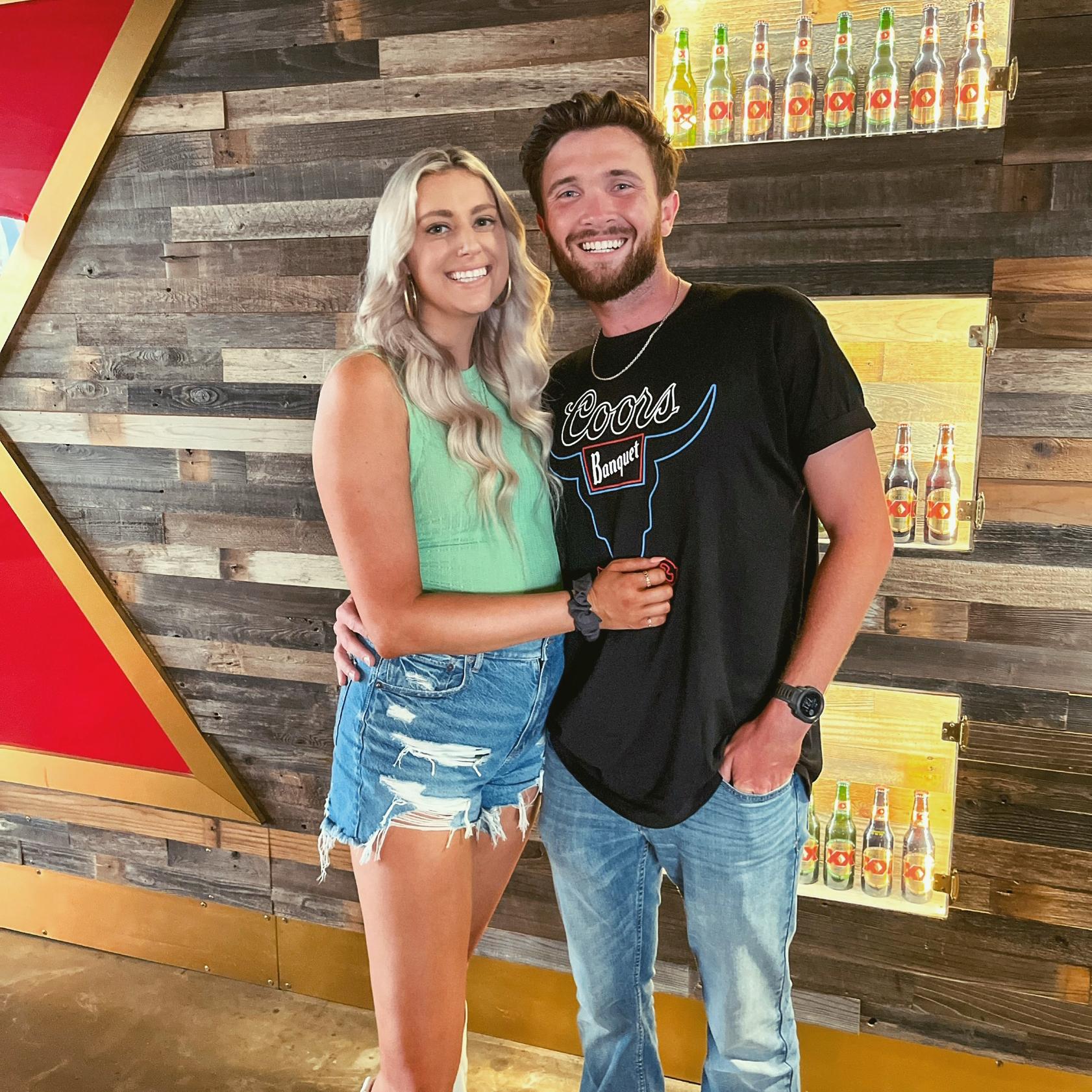 Our first picture taken together and the night Grant officially asked me to be his girlfriend!!