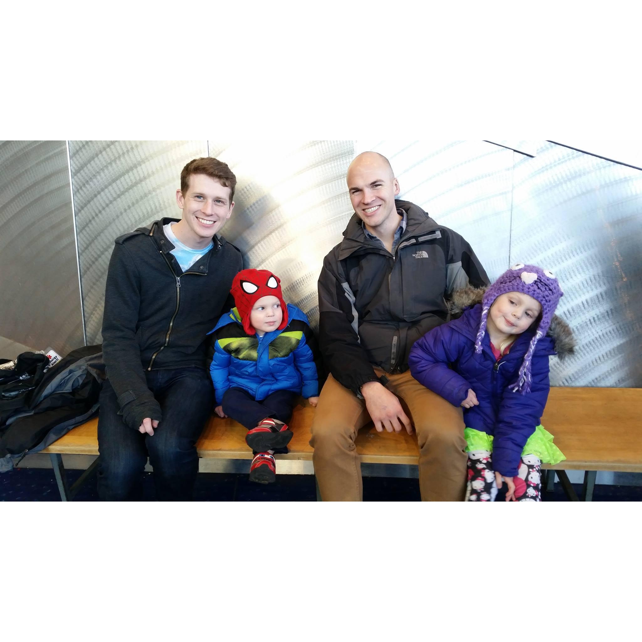 March 2015: cheesing with bébés