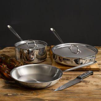 All-Clad Stainless Steel 5-Piece Cookware Set