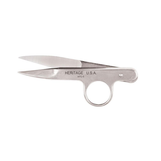 Klein Tools HTC5 Scissors, Made in USA, Threadclip with Spring Action for Automatic Opening, 4-1/2-Inch