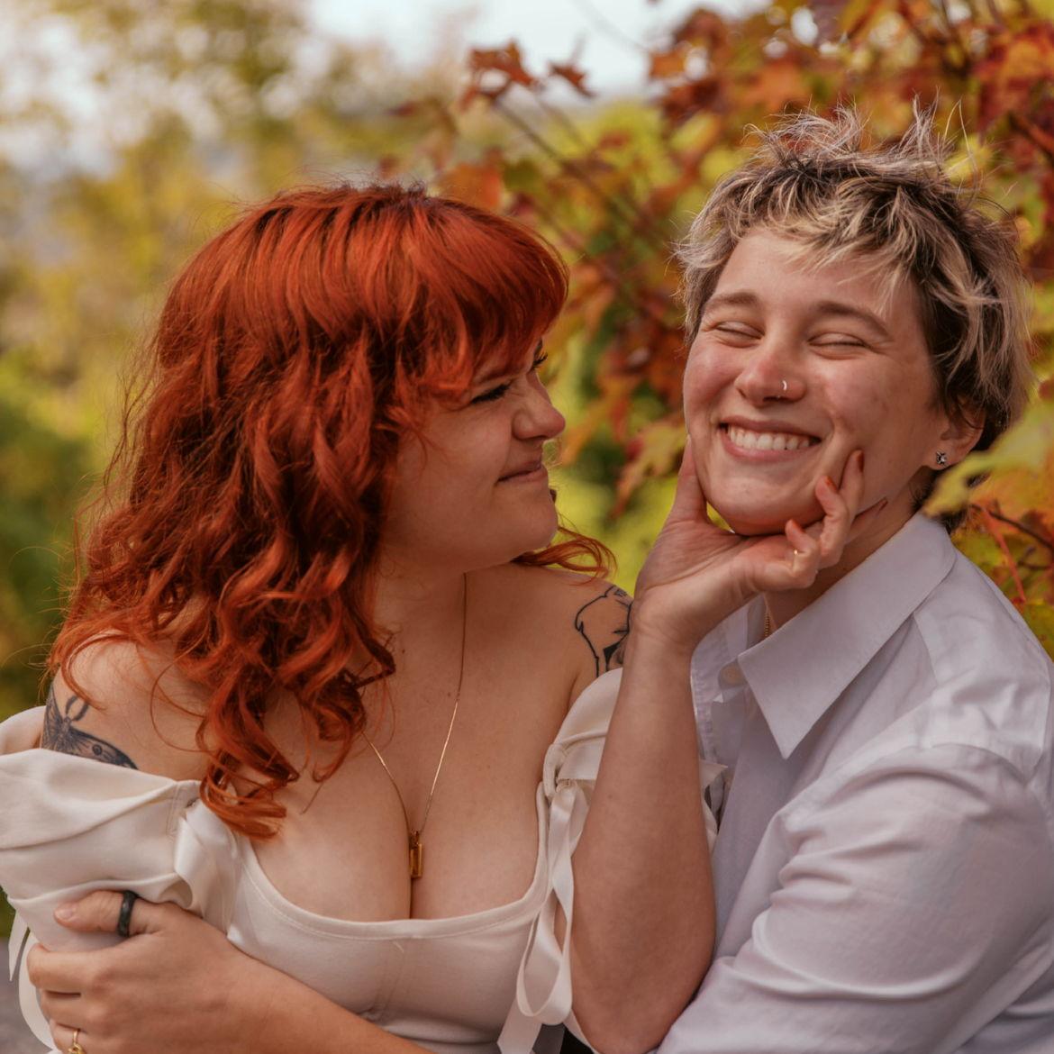 Callie probably made an inappropriate joke before this picture was snapped.