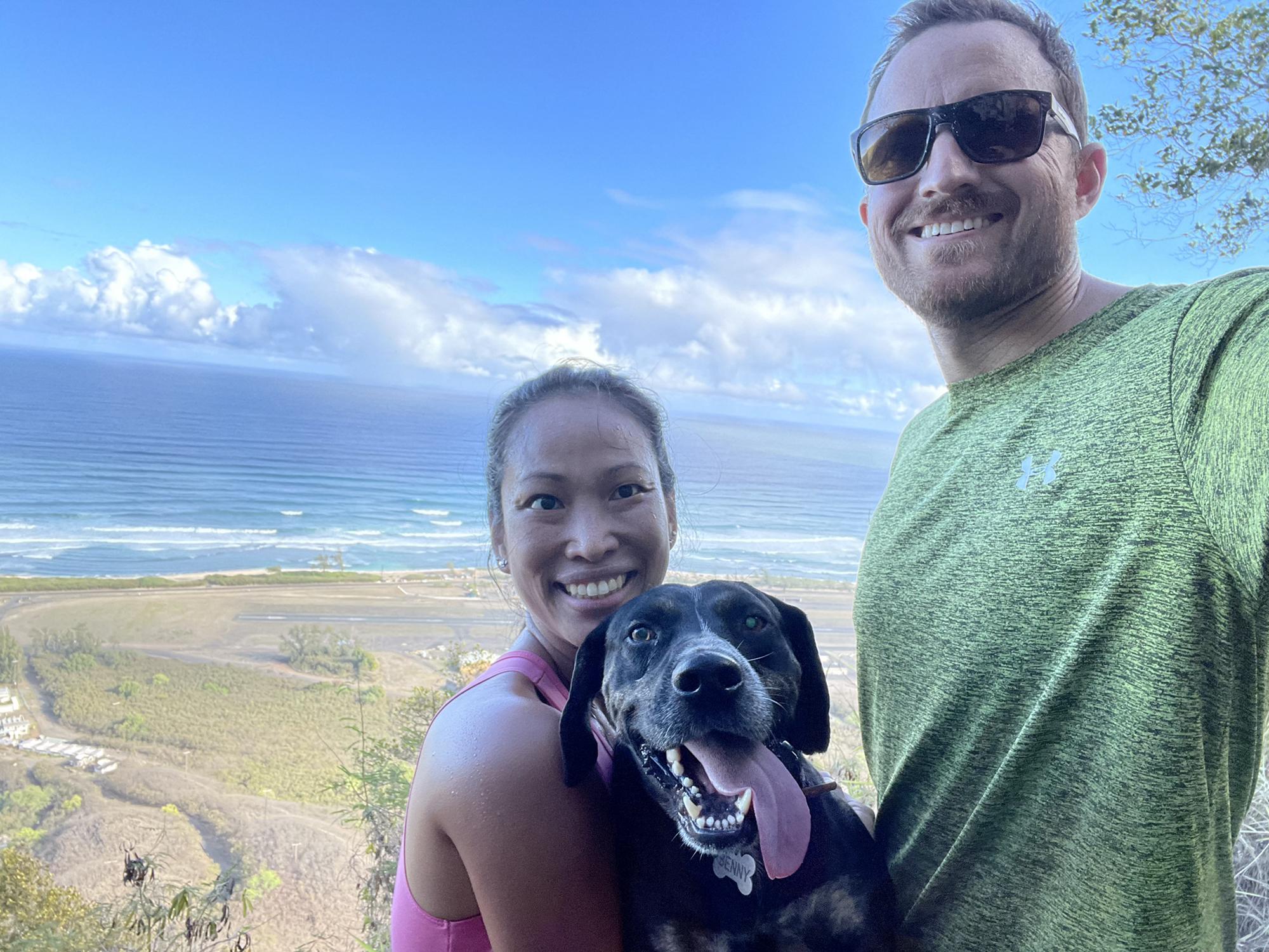 Hiking with our Sweet Beignet