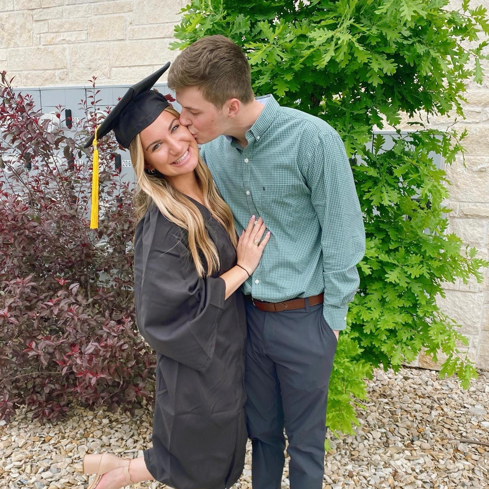 Lauren's college graduation