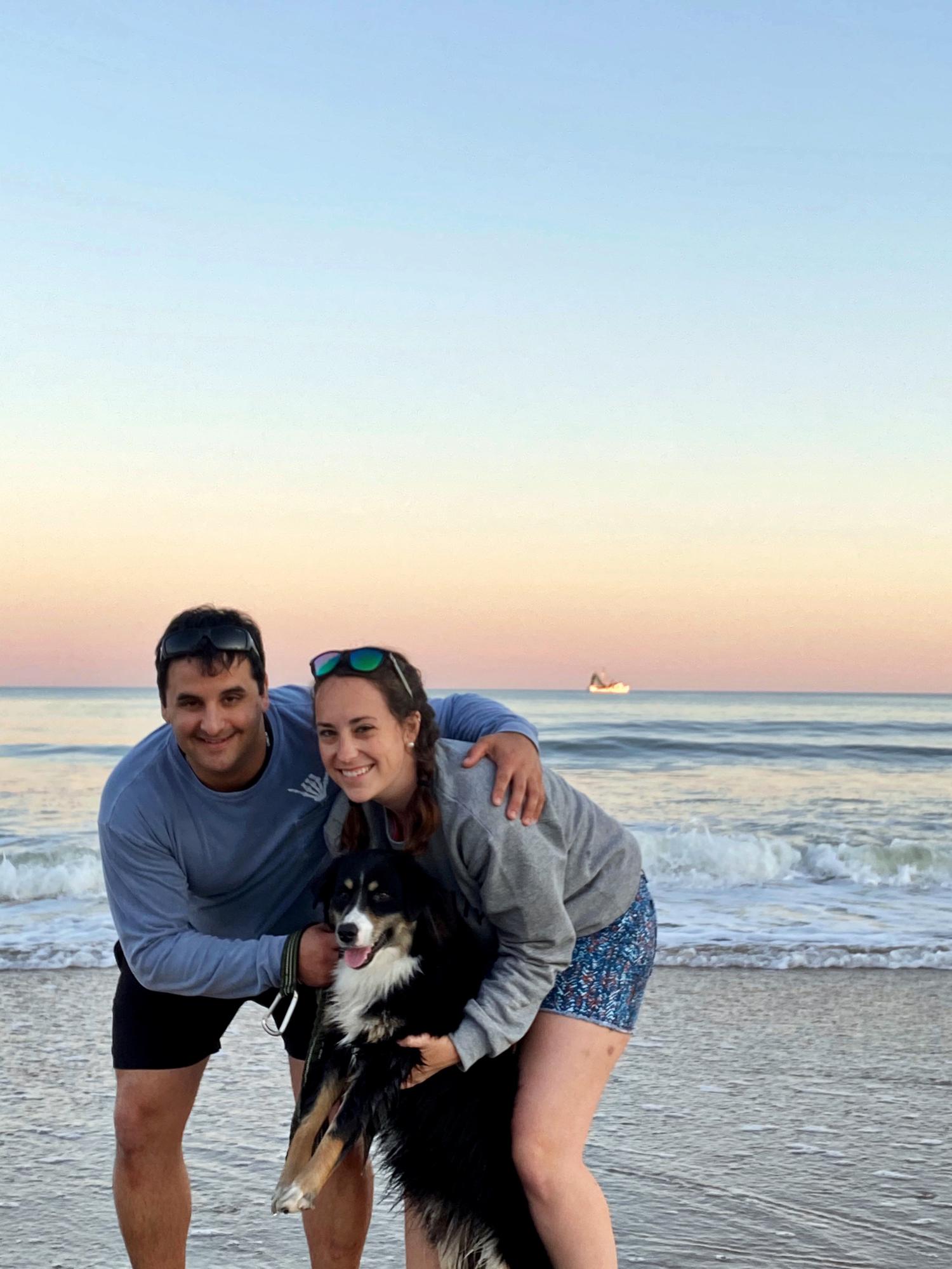 Our first family pic. Featuring the one & only BEARCLAW.
The shrimp boat is cool too, though!