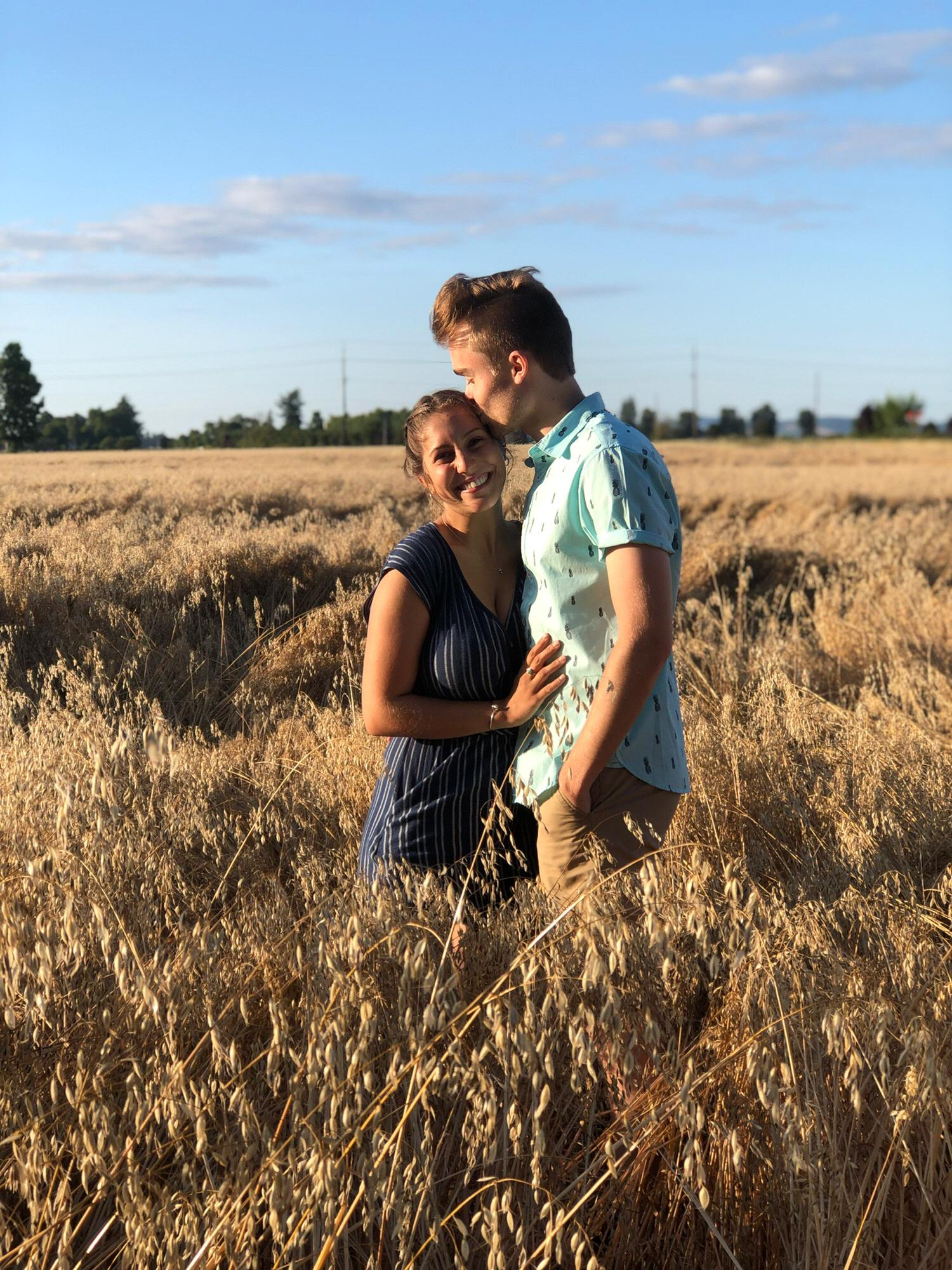 At Andy and Lynnea Bussey's rehearsal dinner in July, 2019. Couldn't resist snapping a photo!
