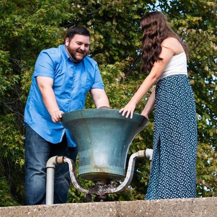 Flipping the bell...an HLGU tradition.