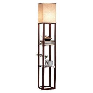 Shelf Floor Lamp Brown (Lamp Only) - Threshold™