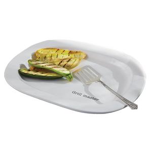 Mud Pie Grill Master 2-Piece Platter & Spatula Set
