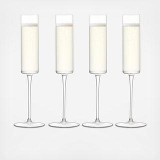 Otis Champagne Flute, Set of 4