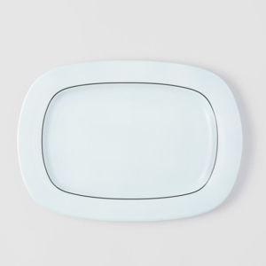 Celadon Light Blue Rectangular porcelain tray - Celadon | PRADA