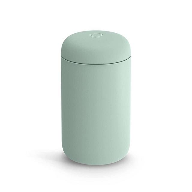 Fellow Carter Everywhere Travel Mug - Wide Mouth Vacuum-Insulated Stainless Steel Coffee and Tea Tumbler with Ceramic Interior, Mint Chip, 16 oz Cup