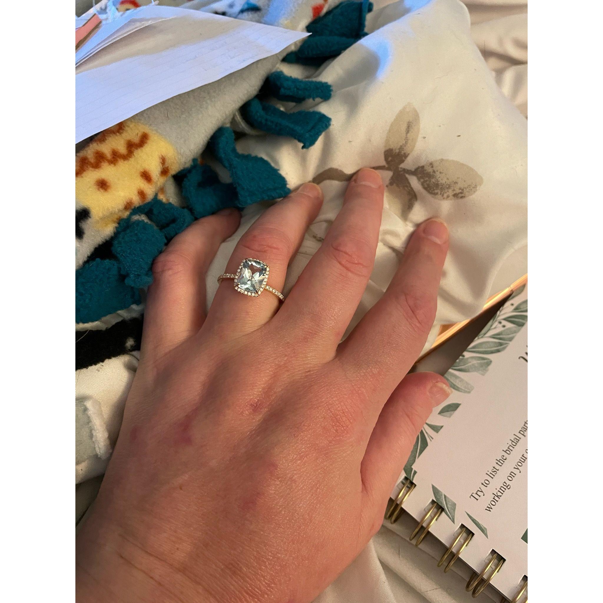 I said yes to Lane. He said yes to the craziness that comes with me ... the dogs, the cats, the injuries caused by clumsiness.