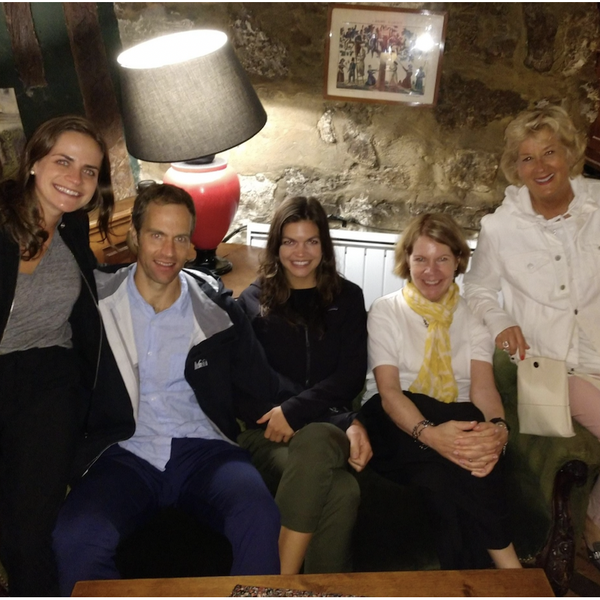 in Paris with Mike's fam