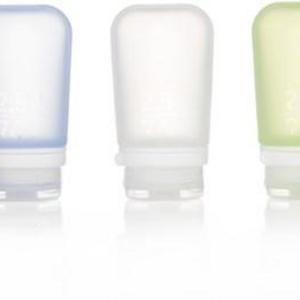 humangear   GoToob+ Medium Squeeze Bottles - 2.5 fl. oz. - Package of 3