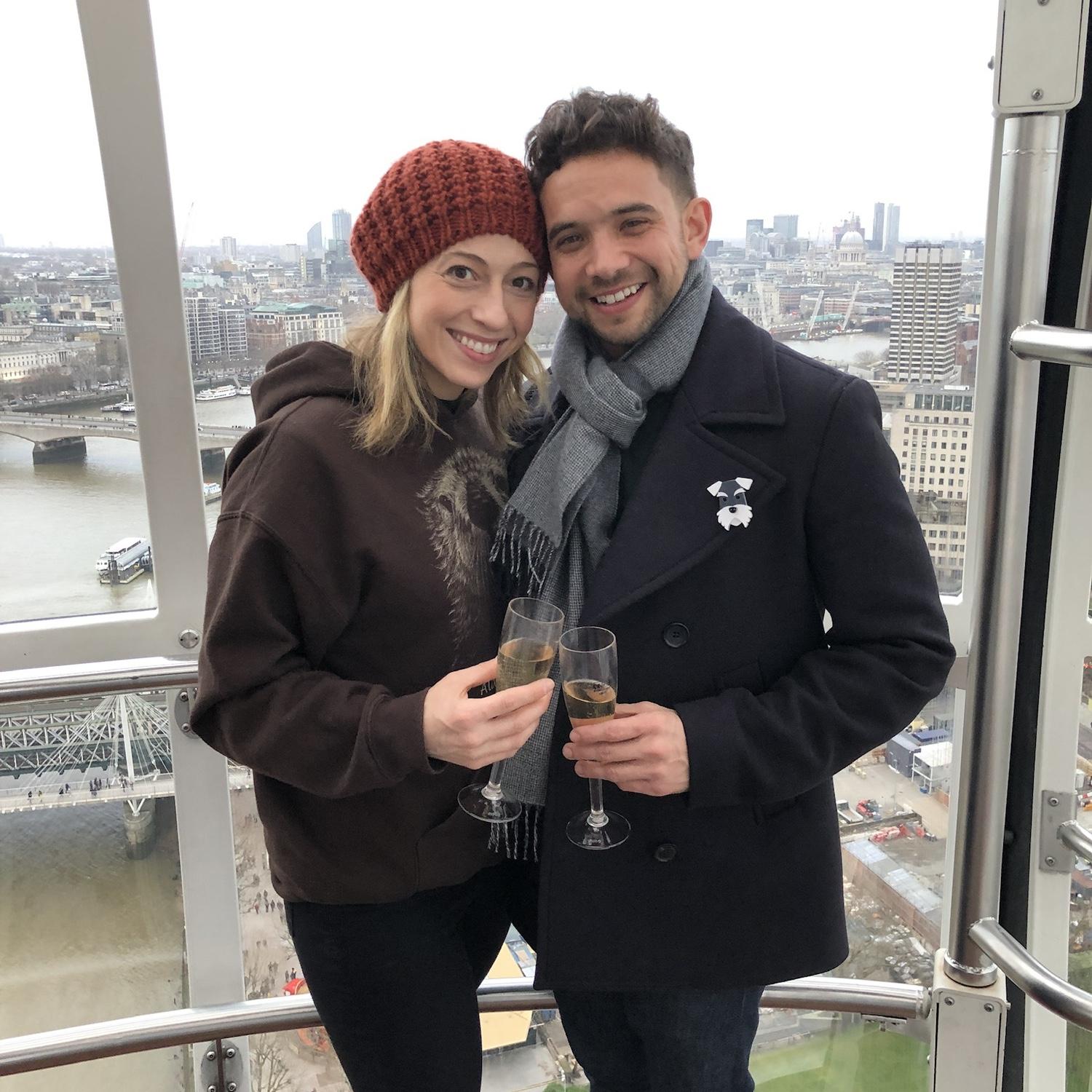 Champagne on the London eye, don't mind if we do.