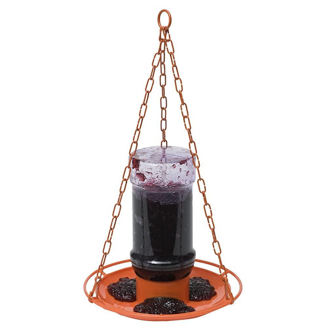 Perky-Pet 253 Oriole Jelly Wild Bird Feeder , Red