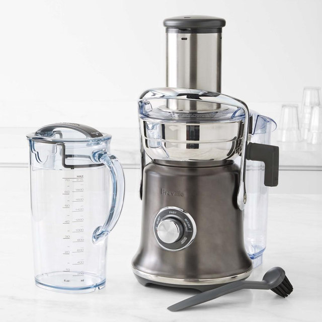 Breville Juice Fountain Cold XL, Black Stainless-Steel