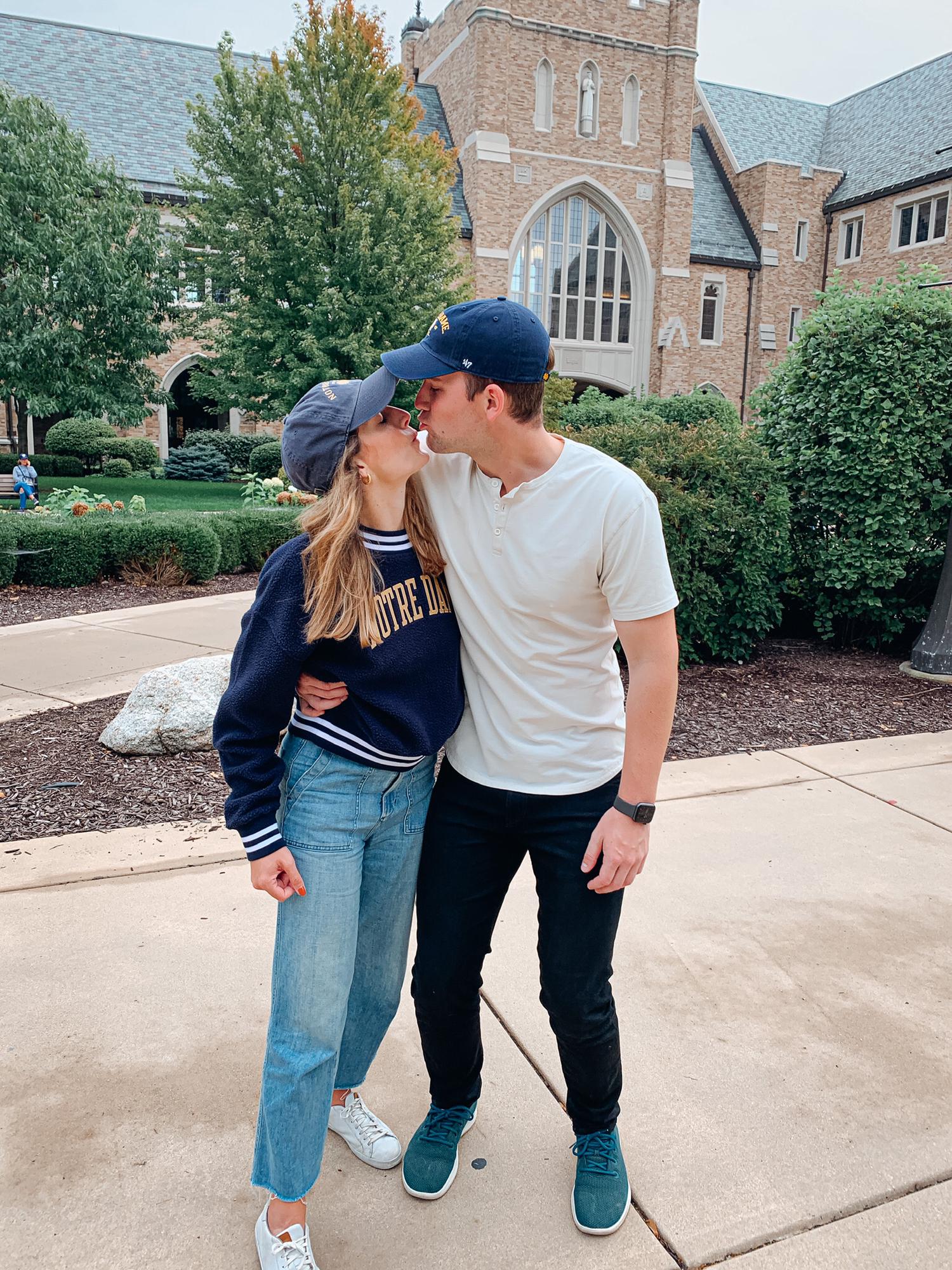 Andrew's first Notre Dame football game! Unfortunately, didn't end too well for the Irish...