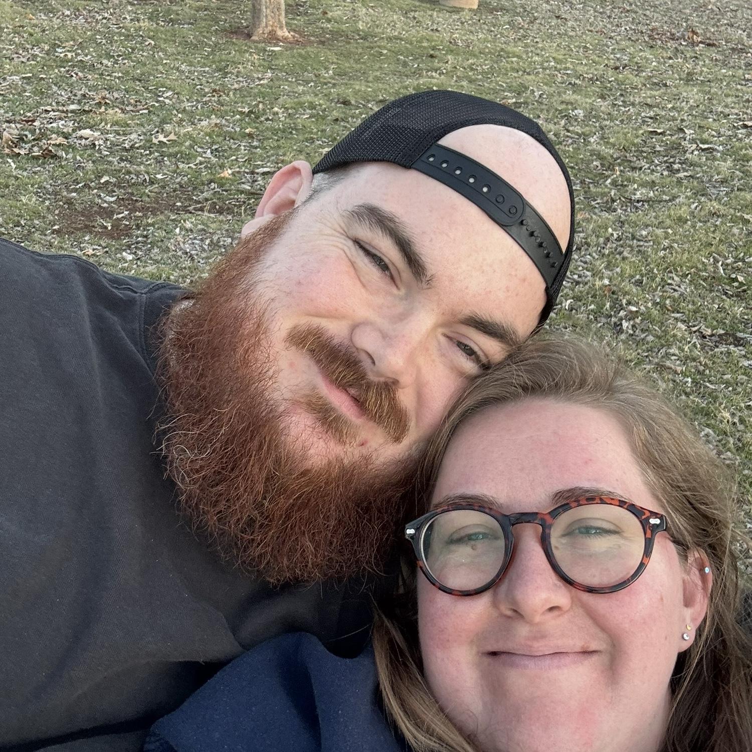On a hammock by the river on the riverside trails. Some of my favorite moments together