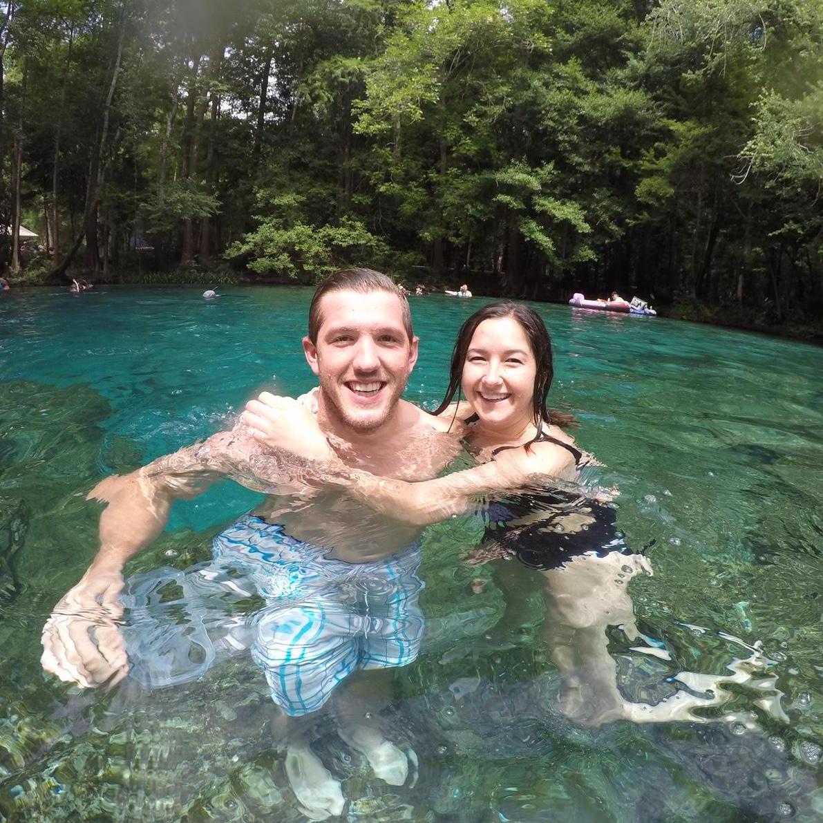 Fun Fact: we said 'I Love You' for the first time after a date to Ichetucknee Springs. For the record... Kaley said it first!