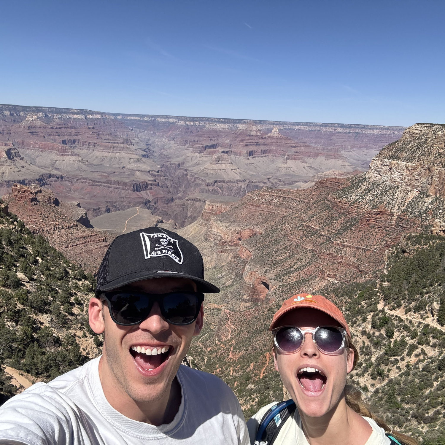 Hiking at the Grand Canyon while Matt and Brynn were stationed at Luke AFB, AZ