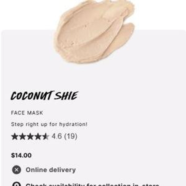 Coconut Shie Fresh Face Mask | LUSH