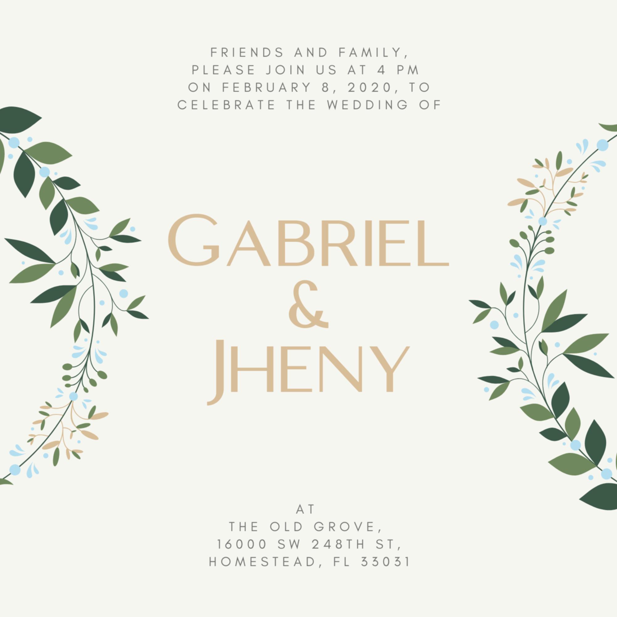 The Wedding Website of Jheny Quispe and Gabriel Glasser