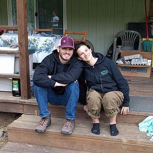 At Sheryl's family property in Centralia.