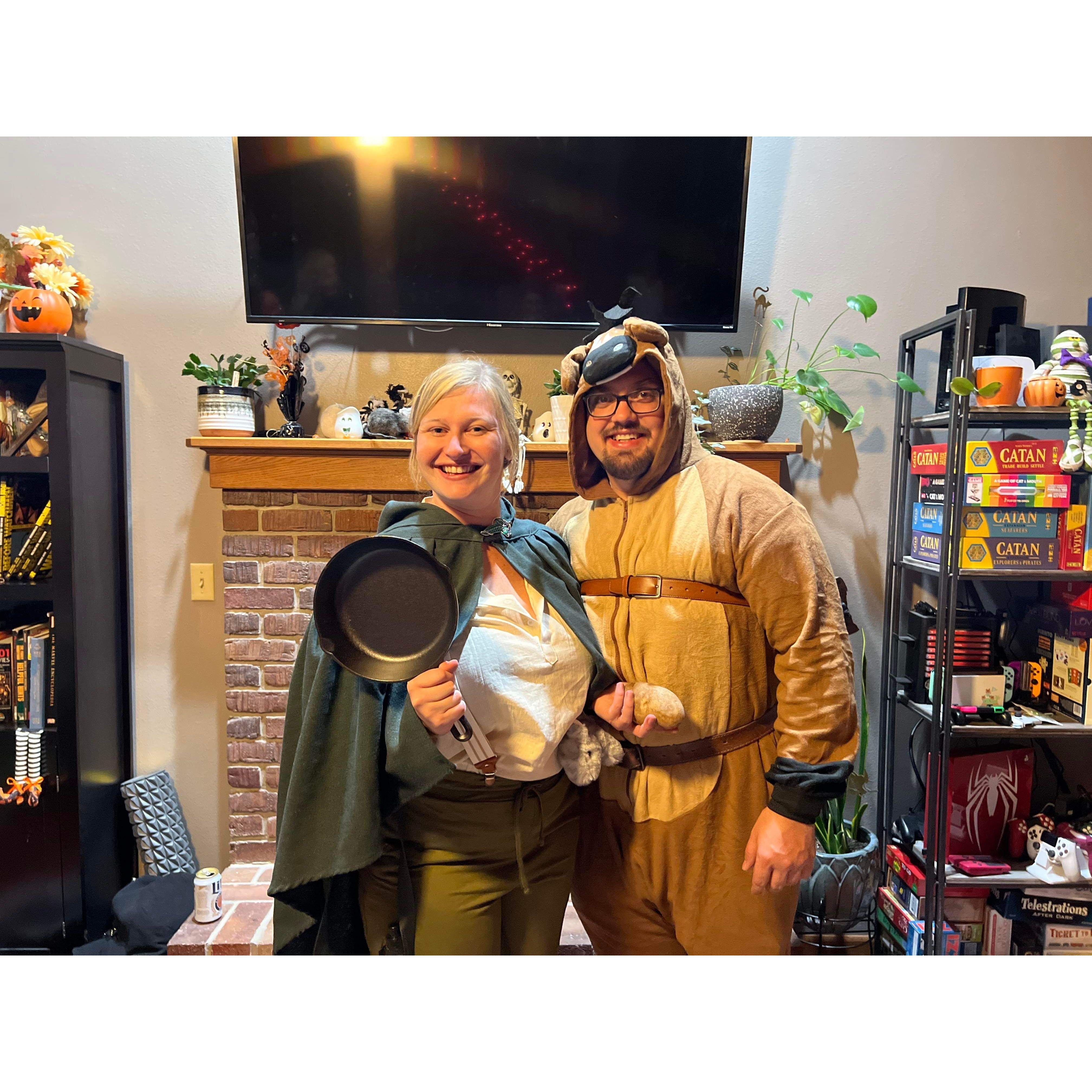 Samwise Gamgee and Bill the Pony