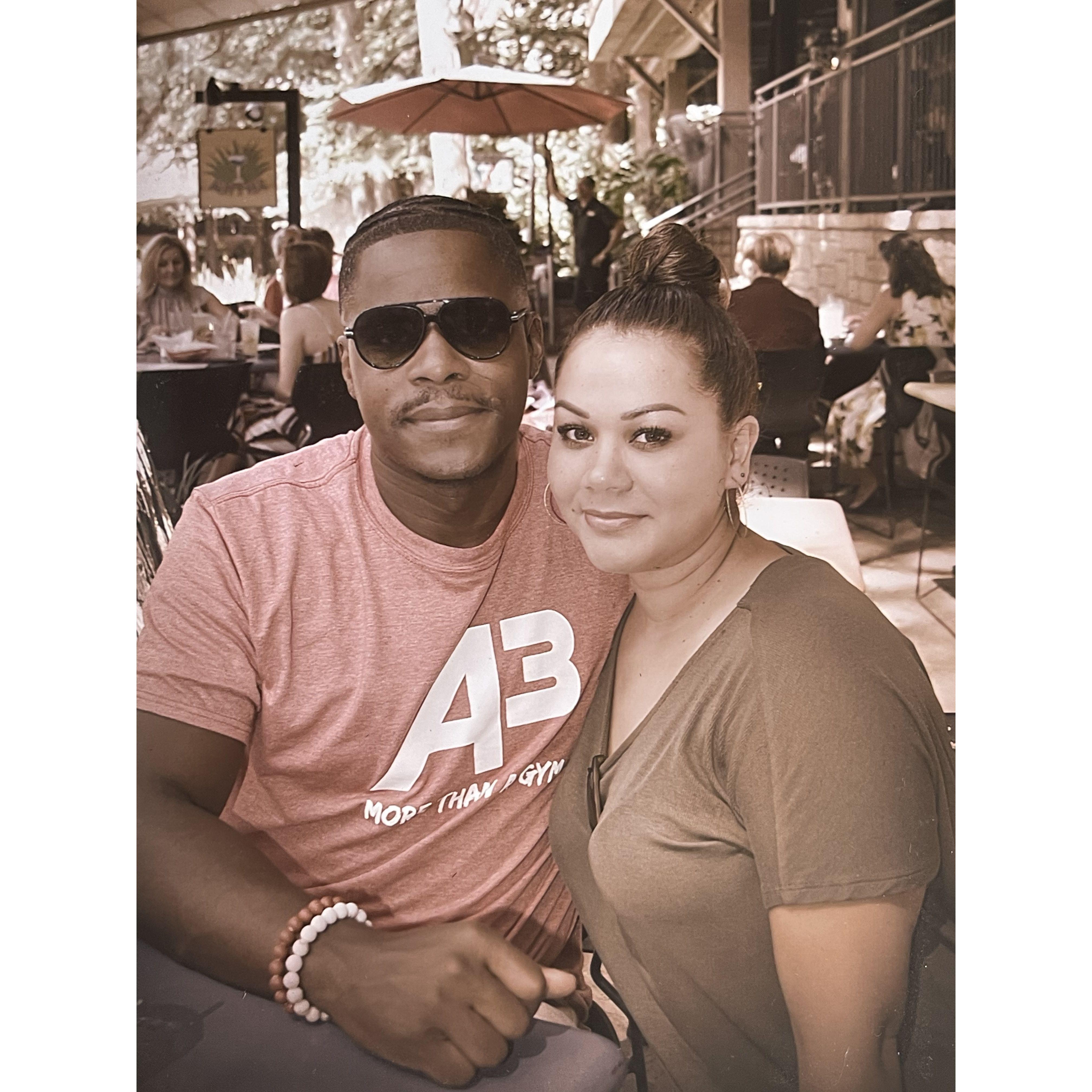 Our first trip together San Antonio Riverwalk