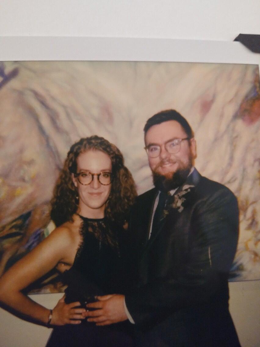 At Dan and Marietta's wedding last fall